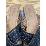 Bella Vita Exa-Italy Platform Sandals Women's 11 W Black Leather Slip-On S62 Photo 1