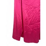 Hugo Boss  | 14 / L Top Blouse Button Up Down Luxury Satin Silk PINK Long Sleeve Photo 1