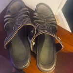 NAOT Silver Platform Sandals Size 7.5 Photo 2