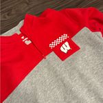 Fanatics Wisconsin Badgers Women’s Large Colorblock Quarter-Zip Jacket Photo 1