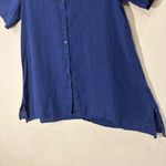 Eileen Fisher  ORGANIC LINEN SHORT SLEEVE BUTTON DOWN SHIRT SIZE S LAGENLOOK Photo 3