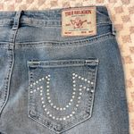 True Religion NWT Becca Mid Rise Bootcut Crystal Horseshoe Pocket Jeans Size 29 Photo 8