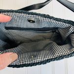 Black Wicker Woven Cross Body Bag 8 x 7" Photo 4