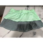 Lululemon In a Flash Skirt Skort Size 10 Fresh Teal Double Diamond Rare Exce Green Photo 6