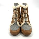 Sorel  Joan of Arc Wedge II Cozy Shearling Boots in Brown Photo 1