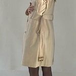 London Fog Double Breasted Trench Coat Size PXS Cream Photo 2
