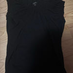 Loft Black Sleeveless Tank Top Photo 0