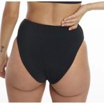 Good American  Bikini Bottoms 4XL 7 Black Swimwear High Rise Classic New NWT Photo 1