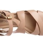 Rosegold Arden Ankle Strap Sandal Bisque Beige Nude 38.5 8.5 Tan Photo 7