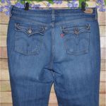 Levi's 515 Jeans Womens 14L 14 Long Bootcut Blue Mid-Rise Medium Wash Flap Pocket Photo 4