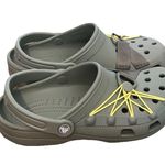 Crocs NEW  CLASSIC BUNGEE CORD CLOG 210393-3WPP Morse Green Sesame UNISEX Photo 1