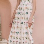 Ivy City Co. NWT Robyn Midi Floral Embroidered Cream Dress in Wildflower Size 2‎ Photo 0