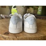 Converse  One Star Leather White Sneakers Light Blue Trim Women’s Size US 6 Photo 5
