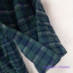 Madewell  Marianna Puff-Sleeve Mini‎ Dress in Plaid, forest, size XS Photo 9