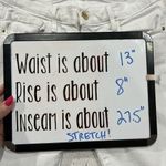 Frame Denim Size 25 Jeans Le Skinny De Jeanne Blanc White Step Raw Hem Low Rise Photo 11