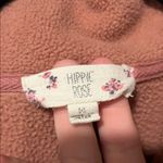 Hippie Rose  Pink Quarter-Zip Sweatshirt Photo 2