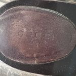 Gucci  GG Logo Sandals Kitten‎ Heels THONGS Flip Flop Slides Brown Green Red 9.5 Photo 5