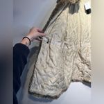 Banana Republic NWT Mock Collar Faux Fur Vest Cinch Waist Fully Lined XL Photo 9