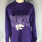 Savvy Kansas State Wildcats Vintage Women’s Pullover Crewneck Sweatshirt Photo 0
