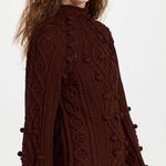 Rebecca Taylor rich mahogany mock neck sweater Photo 9