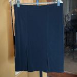 Free People Vintage  Black Slinky Travel Skirt w/ 2 front slits Size Small Photo 0