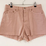 & Other Stories & Other Stories High Waist Cut Off Shorts in Pink Size 28 Photo 0
