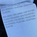 DENIM & CO BEACH NWOT Draped Tankini Size 8 Black Adjustable Criss Cross Strap Photo 4