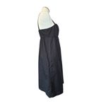 Loft  Charcoal Black Spaghetti Strap Midi Dress 4 Photo 6