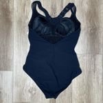 Profile  by Gottex Women's Black Woven Strappy Cross Back One Piece Swimsuit sz 6 Photo 1