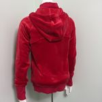 Athleta  Triumph velvet zip Hoodie in Double Cozy Karma Velour Hibiscus Red small Photo 8