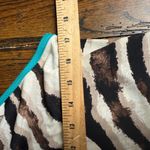 None NWOT‎ Zebra Print Racerback Tank L Photo 3