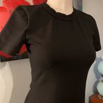 Aritzia  SUNDAY BEST Black Knit Short Sleeve Mini Dress Size 6 M Small Stretch Photo 1
