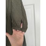 Emerson Fry Frances Dress 3 Size MED Moss Green Swiss Dot Maxi India Collection Photo 4