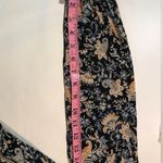 Hem & Thread Black Paisley Boho Long Sleeve Dress Size L Photo 8