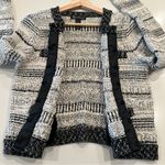 INC Knit Blazer Cardigan Size Medium Black Photo 6