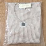Sonoma New Women’s  Long Sleeve Sweater Shirt Liteweight Stretchy Beige Medium Photo 1