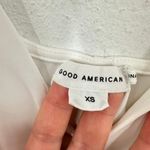 Good American XS White Plunge One Piece Bodysuit Adjustable Straps Photo 4