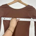 Free People Intimately Low Back Seamless Long Sleeve Top M/L NWT Photo 5