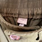 A New Day Women's High-Rise Slim Fit Effortless Pintuck Ankle Pants Olive size 4 Photo 3