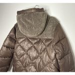 NWT Koolaburra by UGG Womens Sherpa Mixed Media Puffer Jacket Sz XXL Brown Photo 13