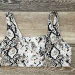 SheIn Swimwear Sz M Black & White Snakeskin Print Bikini Set Top & Bottom Photo 6