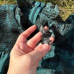 Saks 5th Avenue Print Tiered Mini Dress Ruffle Tie-Dye Photo 4