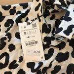 ZARA  Leopard Button Down Photo 2