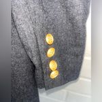 Talbots  Vintage Pure Wool Charcoal Grey 2Piece Pant Suit Blazer Jacket 8 Photo 5