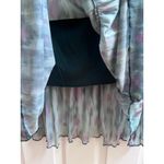 Eyelash Couture  Watercolor Ruffle Trim Tube Dress Medium Ethereal Fairycore Photo 7