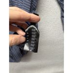 Kuhl  Women’s Trista Athletic V-Neck Top Thumbholes Blue Striped Size XL 8367 Photo 2