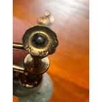 Jade Drop Earrings Dangle Gold‎ 1/20 14K Screw Back Vintage Style Jewelry Green Photo 4