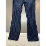 Habitual Jeans Womens 27 Dark Wash Bootcut Raw Hem Made In USA Stretch Denim Photo 5