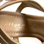 Bettye Muller Like new  leather wedge sandals Photo 6