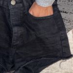 Brandy Melville John Galt Black Denim Shorts Photo 3